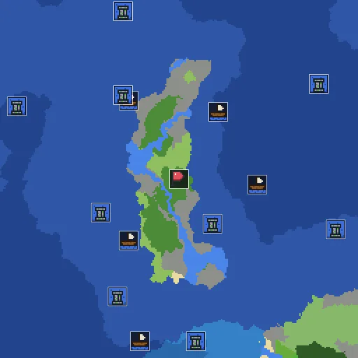 Map of seed -1859001221498051165: survival island